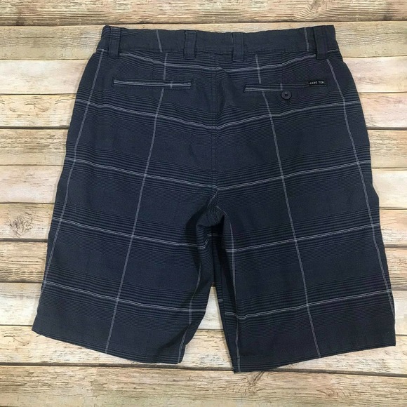 HANG TEN Mens Plaid Shorts Size 30 - Picture 2 of 4
